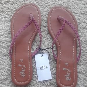 Never worn flip flops.